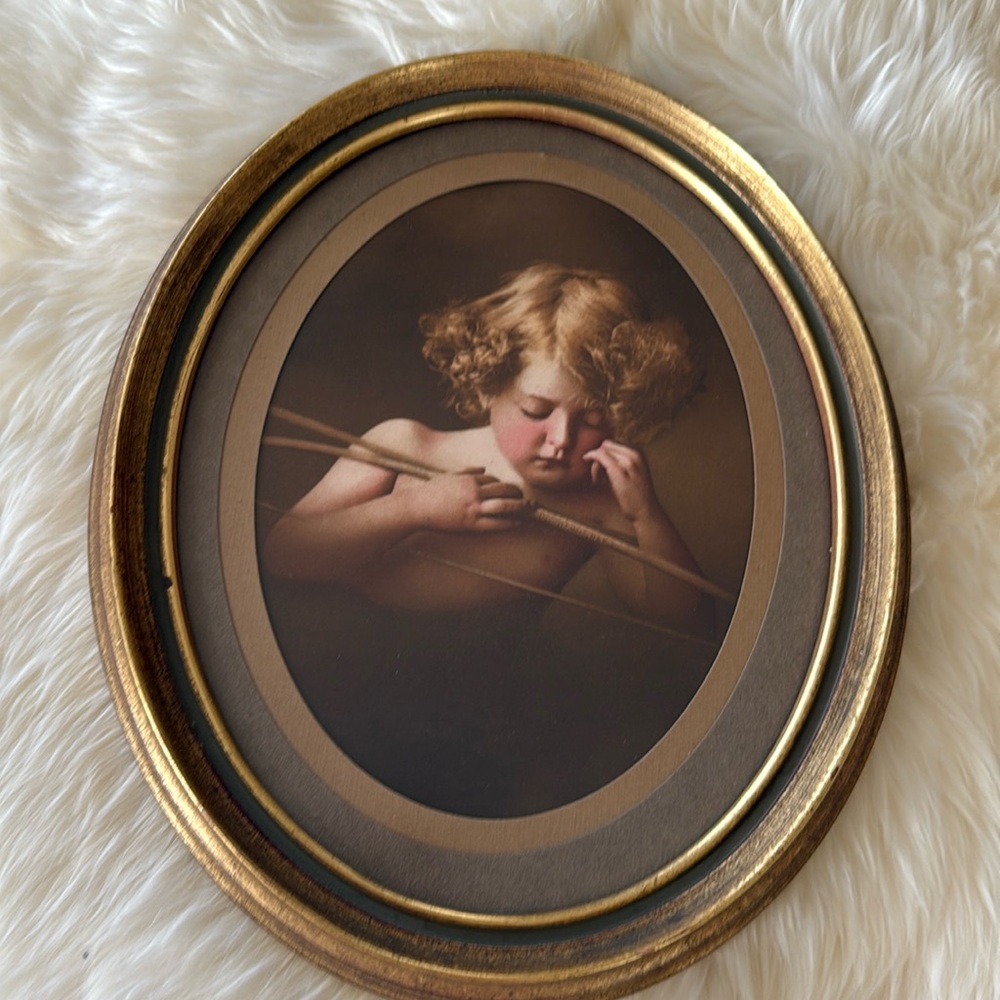 “Cupid Asleep” by M.B. Parkinson copyrighted in 1897